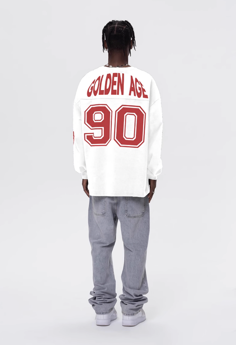 UNTILWERICH 90 Logo Hockey Long Sleeve Jersey Tee | Face 3 Face