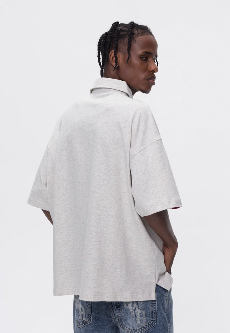 UNTILWERICH R Star Embroidery Short Sleeve Polo | Face 3 Face