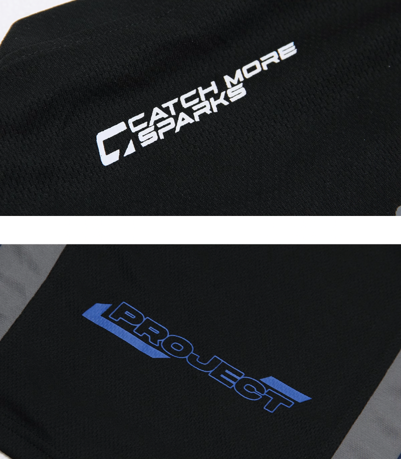 COMMAS Contrast Color Mesh Stitching Hockey Jersey | Face 3 Face