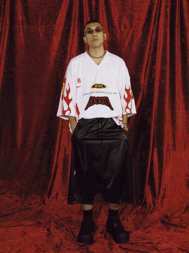 ROCKSTA Flame LOGO Printed Mesh Hockey Jersey | Face 3 Face