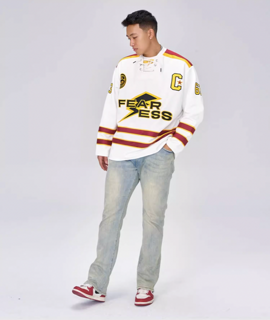 OOTC Letters Lightning Bolt Hockey Jersey | Face 3 Face