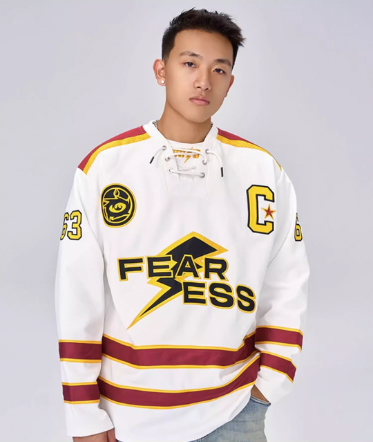 OOTC Letters Lightning Bolt Hockey Jersey | Face 3 Face