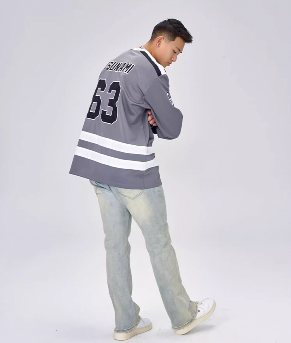 OOTC Letters Lightning Bolt Hockey Jersey | Face 3 Face
