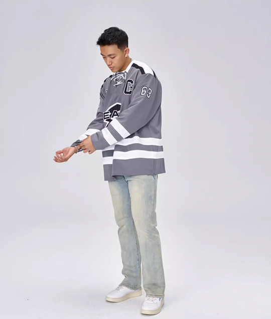 OOTC Letters Lightning Bolt Hockey Jersey | Face 3 Face