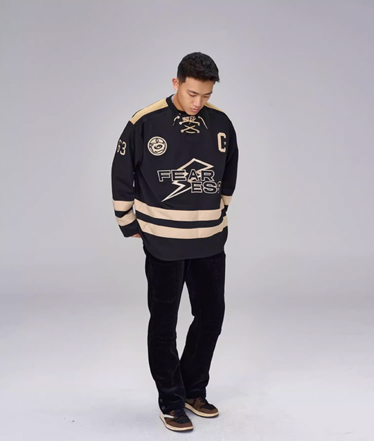OOTC Letters Lightning Bolt Hockey Jersey | Face 3 Face
