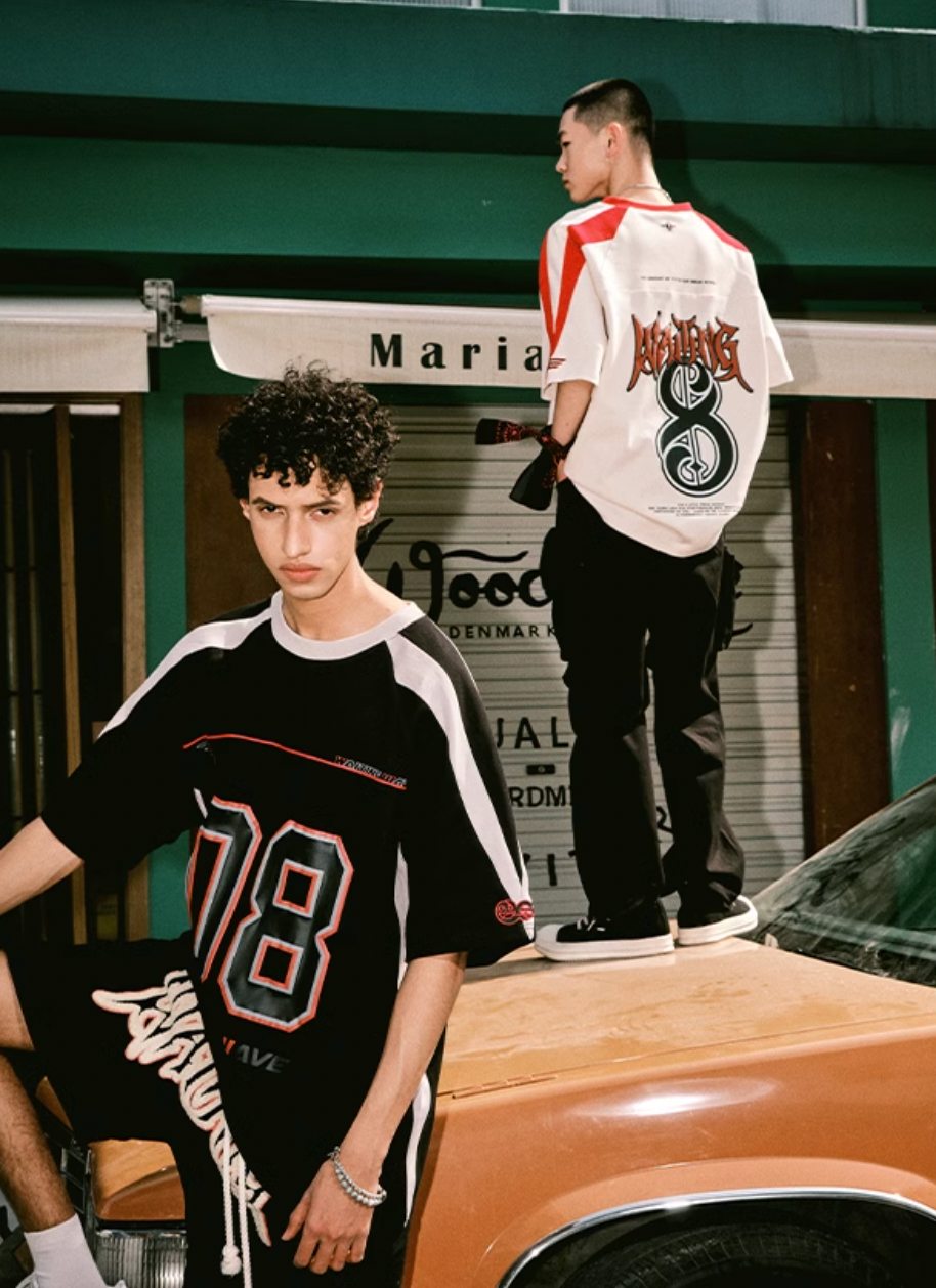 WAITINGWAVE Contrast Color Ice Hockey Jersey | Face 3 Face