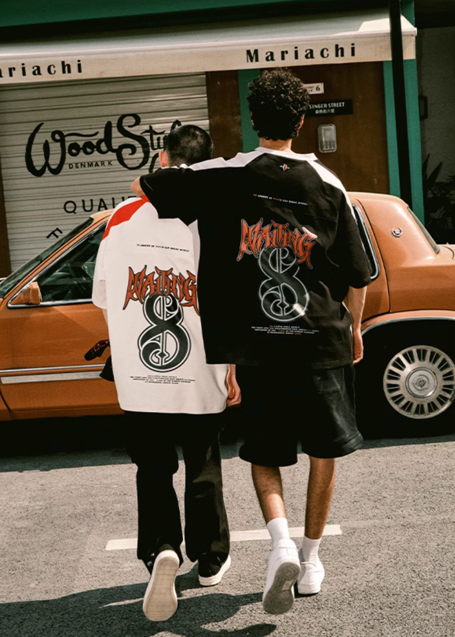 WAITINGWAVE Contrast Color Ice Hockey Jersey | Face 3 Face