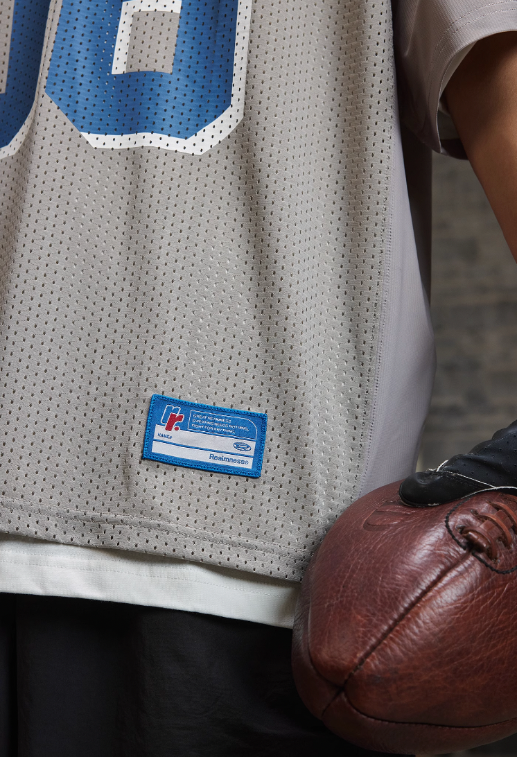 REAIMNESS Mesh Graffiti Rugby Jersey | Face 3 Face