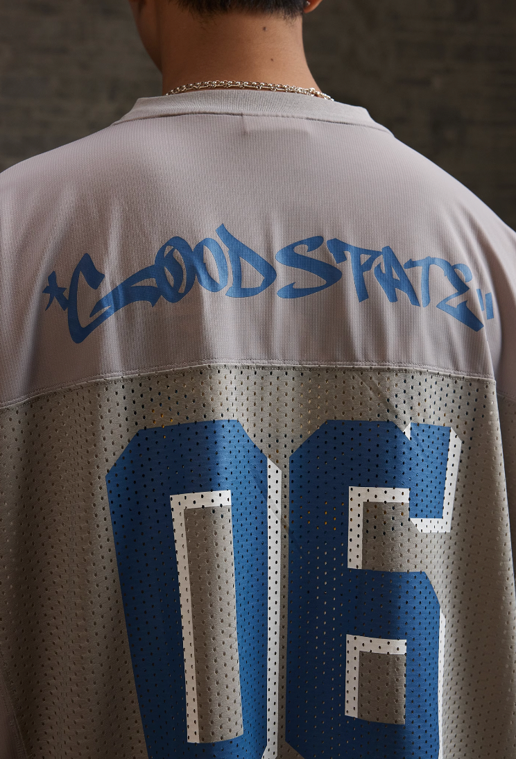 REAIMNESS Mesh Graffiti Rugby Jersey | Face 3 Face