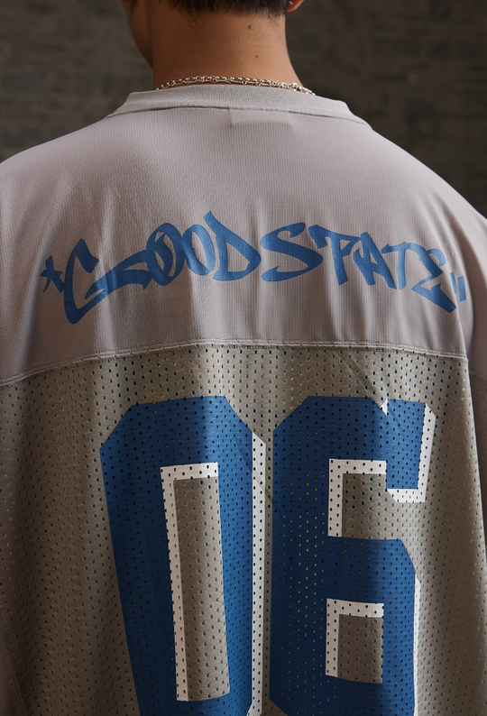 REAIMNESS Mesh Graffiti Rugby Jersey | Face 3 Face