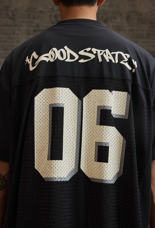 REAIMNESS Mesh Graffiti Rugby Jersey | Face 3 Face