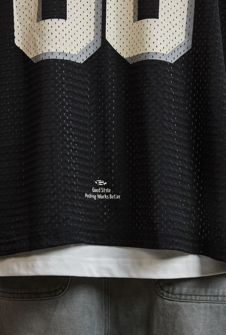 REAIMNESS Mesh Graffiti Rugby Jersey | Face 3 Face