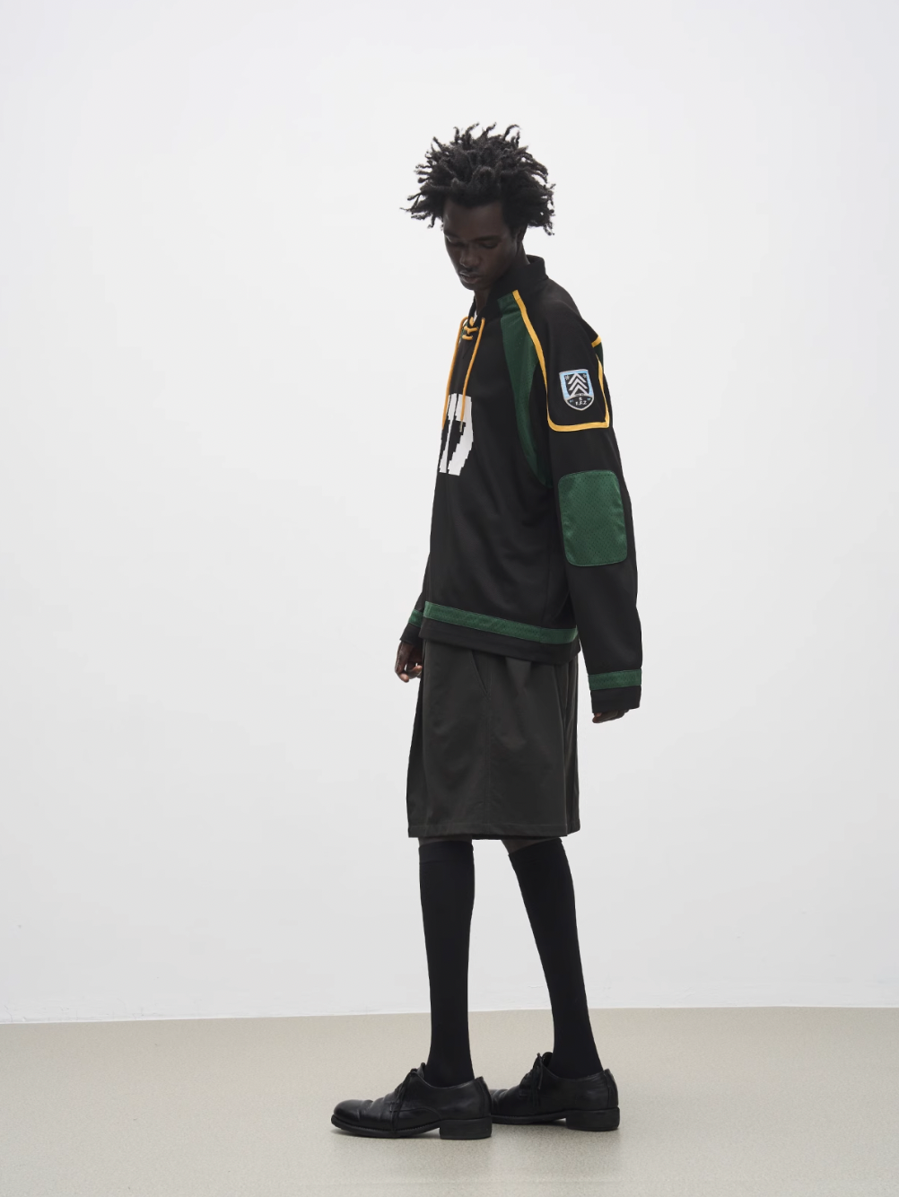 7440 37 1 "777" Drawstring Mesh Patchwork Hockey Jersey | Face 3 Face