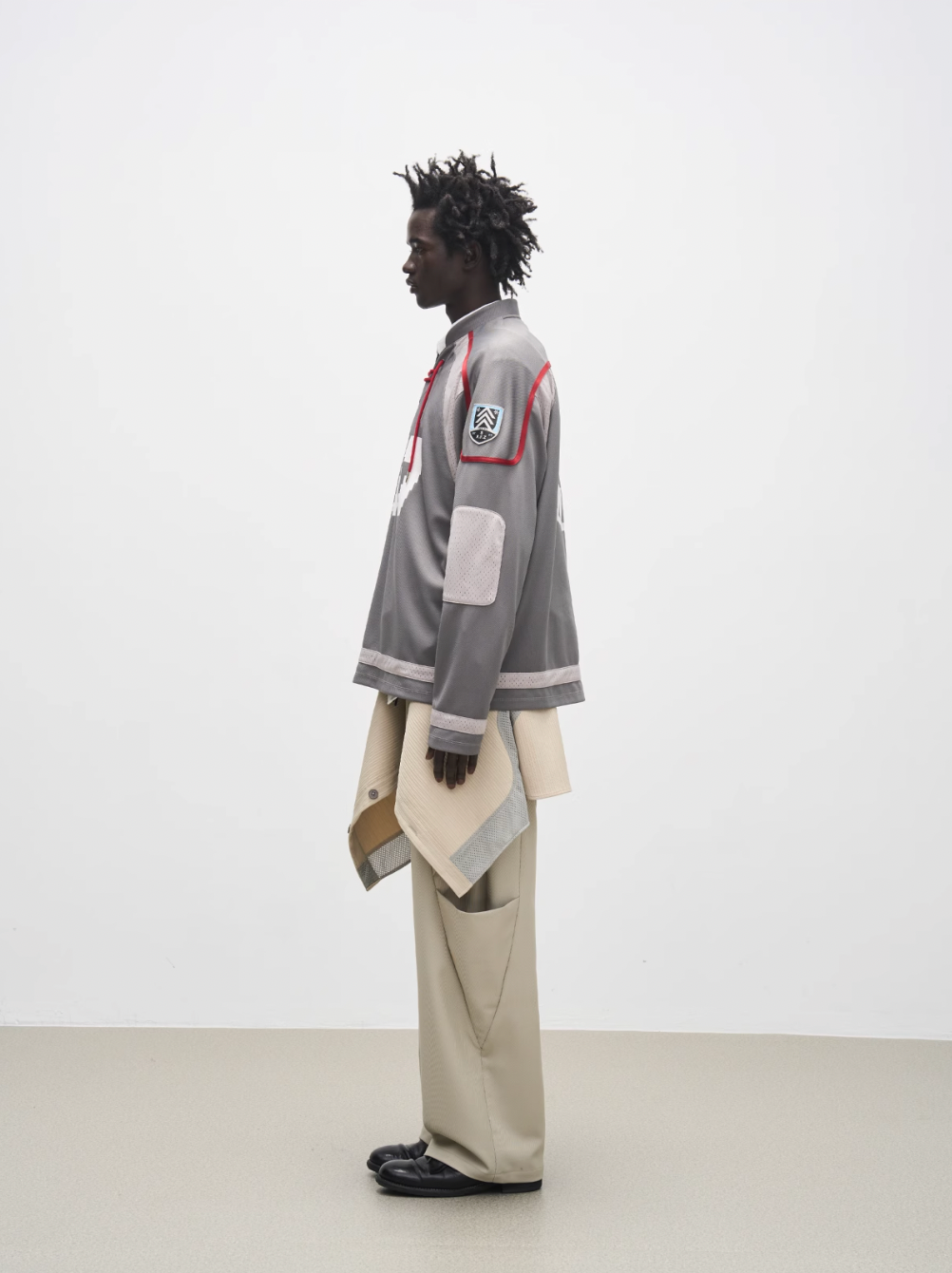 7440 37 1 "777" Drawstring Mesh Patchwork Hockey Jersey | Face 3 Face