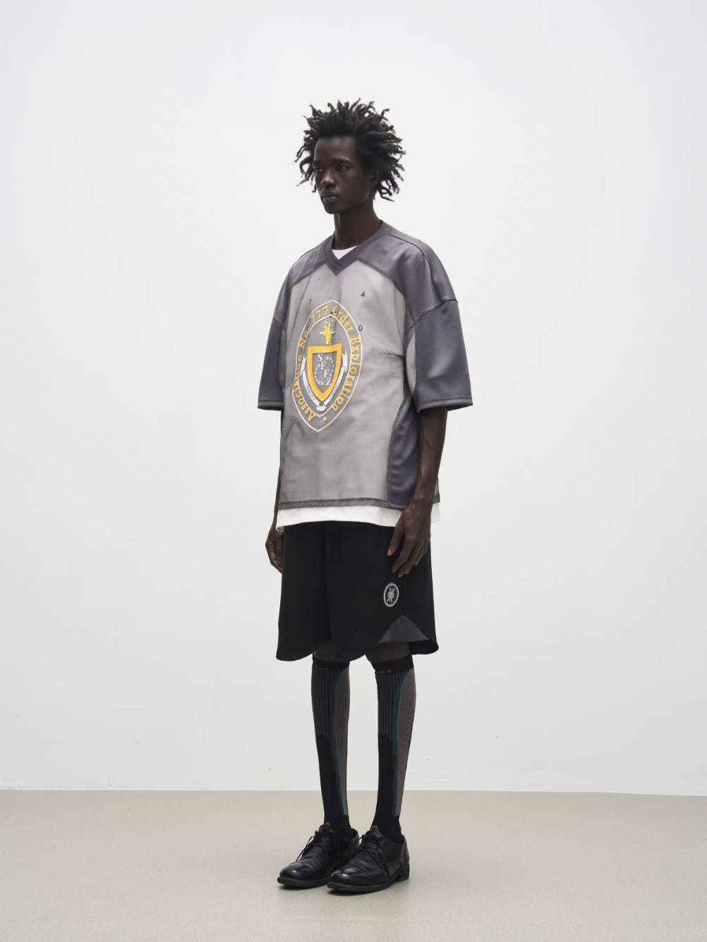 7440 37 1 College Cutout Mesh Rugby Jersey | Face 3 Face