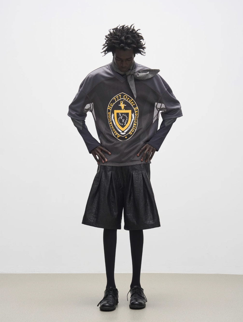 7440 37 1 College Cutout Mesh Rugby Jersey | Face 3 Face