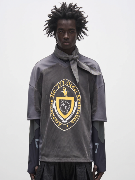 7440 37 1 College Cutout Mesh Rugby Jersey | Face 3 Face