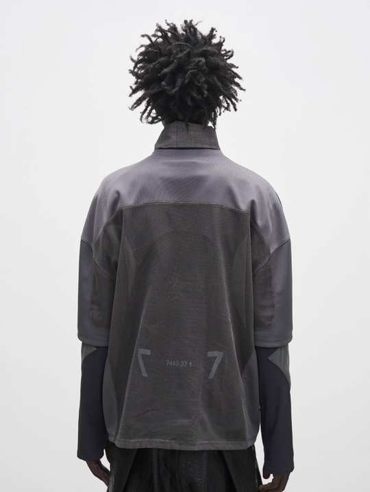 7440 37 1 College Cutout Mesh Rugby Jersey | Face 3 Face