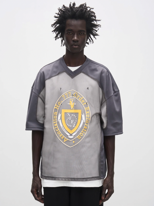 7440 37 1 College Cutout Mesh Rugby Jersey | Face 3 Face