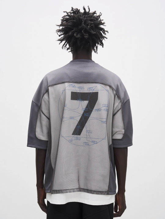 7440 37 1 College Cutout Mesh Rugby Jersey | Face 3 Face