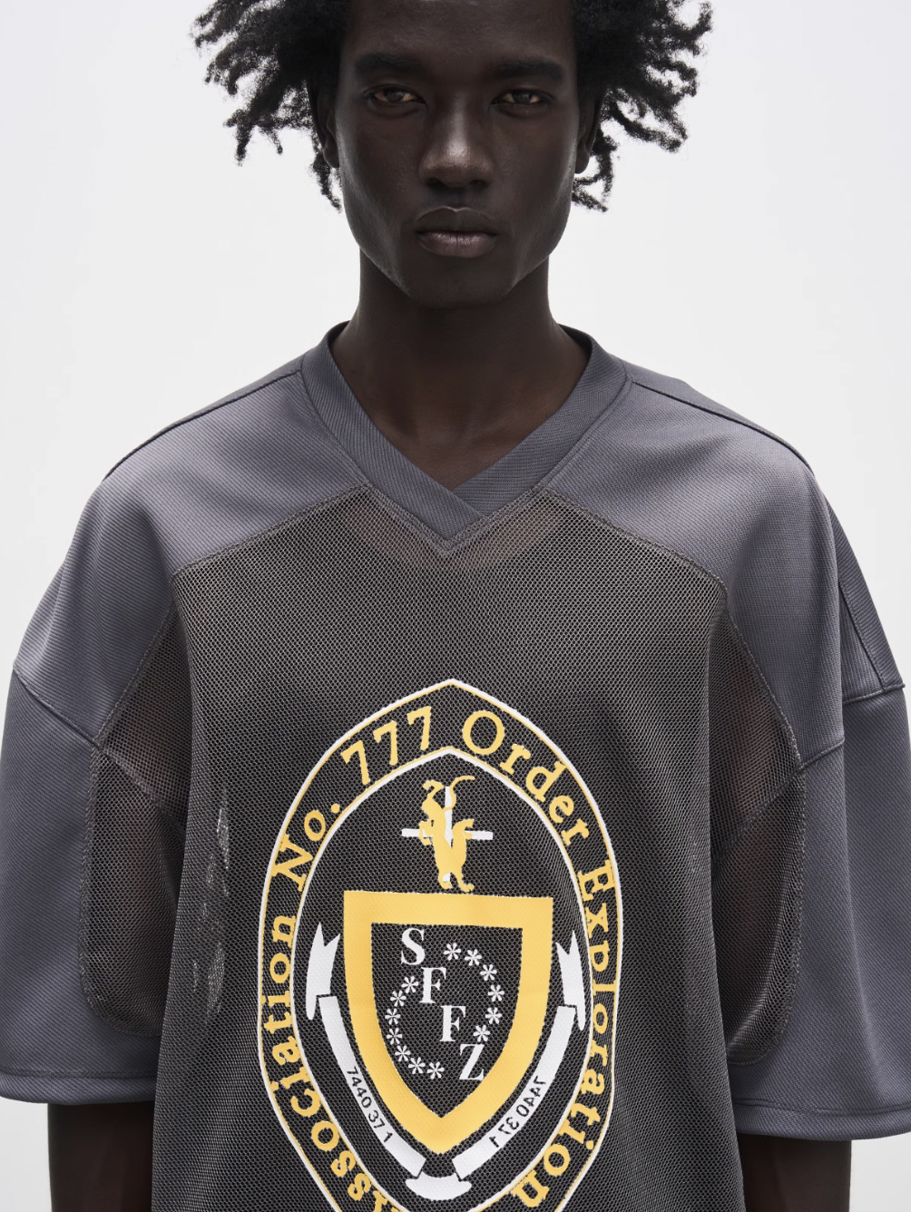 7440 37 1 College Cutout Mesh Rugby Jersey | Face 3 Face