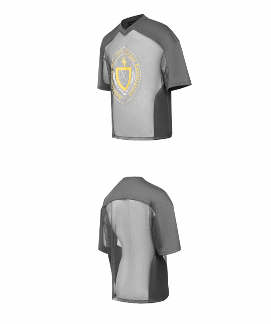 7440 37 1 College Cutout Mesh Rugby Jersey | Face 3 Face