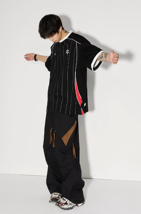 XONLIFE Striped soccer jersey Tee | Face 3 Face