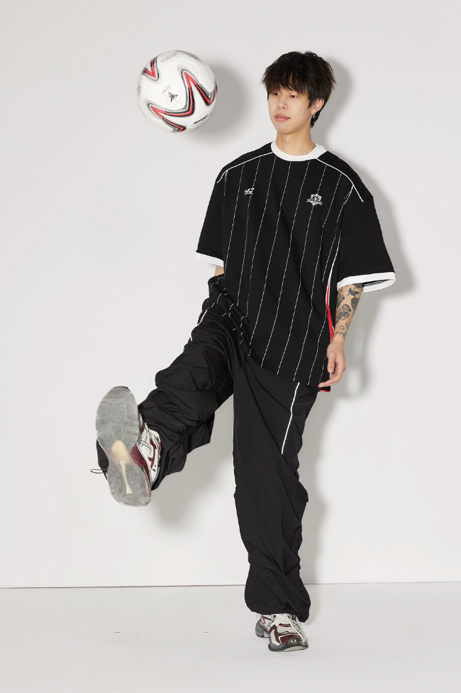 XONLIFE Striped soccer jersey Tee | Face 3 Face