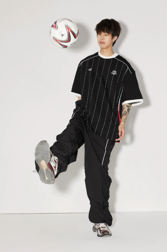 XONLIFE Striped soccer jersey Tee | Face 3 Face