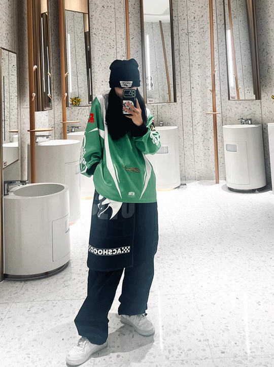 Retro Project Long Sleeve Racing Soccer Jersey Tee | Face 3 Face