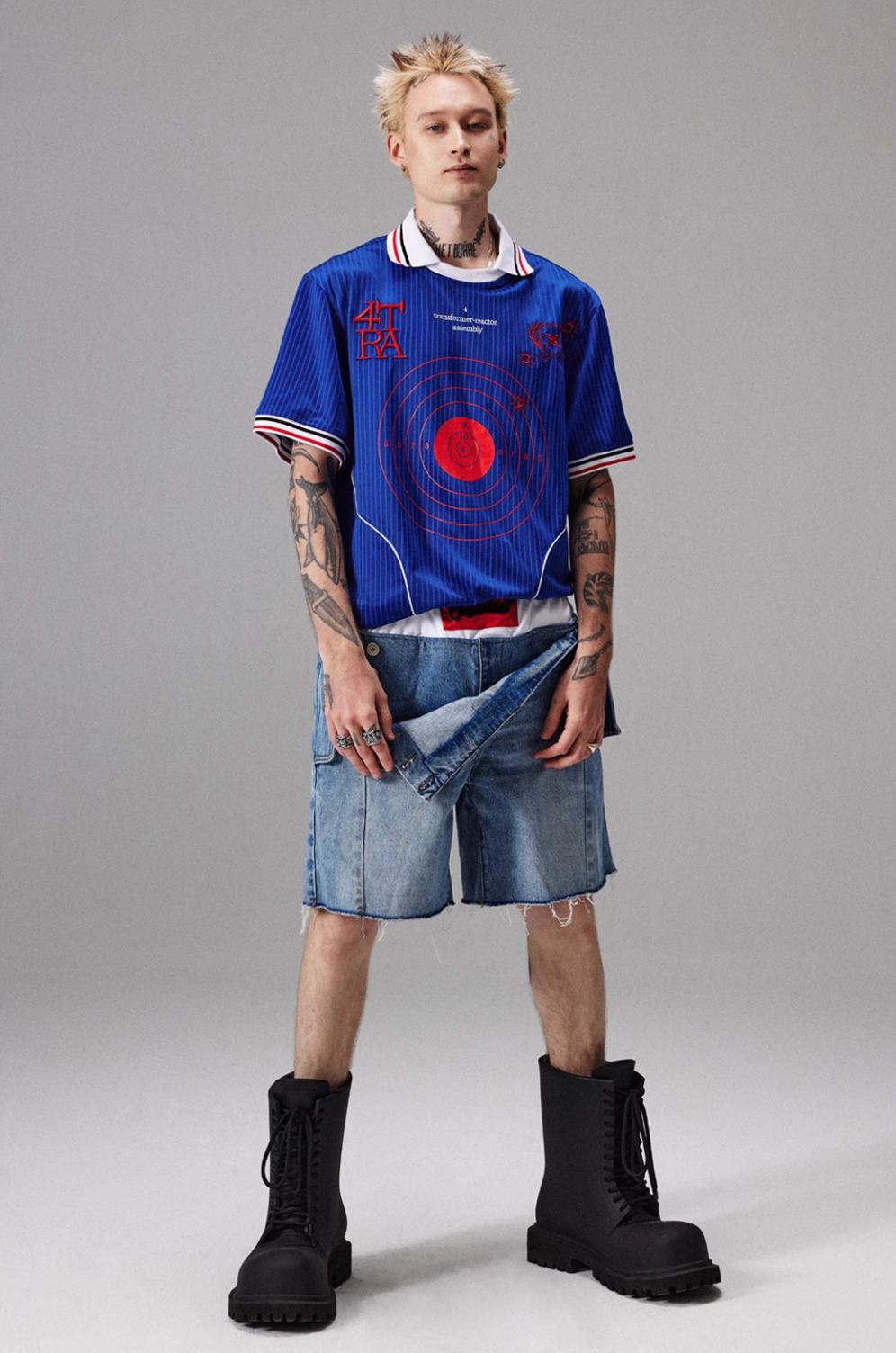 4tra "Rebel Pirate" Bullseye Soccer Jersey Tee | Face 3 Face
