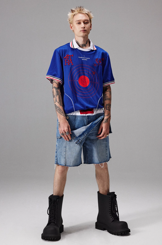4tra "Rebel Pirate" Bullseye Soccer Jersey Tee | Face 3 Face