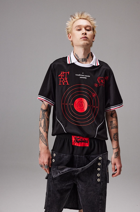 4tra "Rebel Pirate" Bullseye Soccer Jersey Tee | Face 3 Face