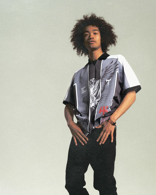 4TRA Contrast Color Printed Soccer Jersey Polo | Face 3 Face