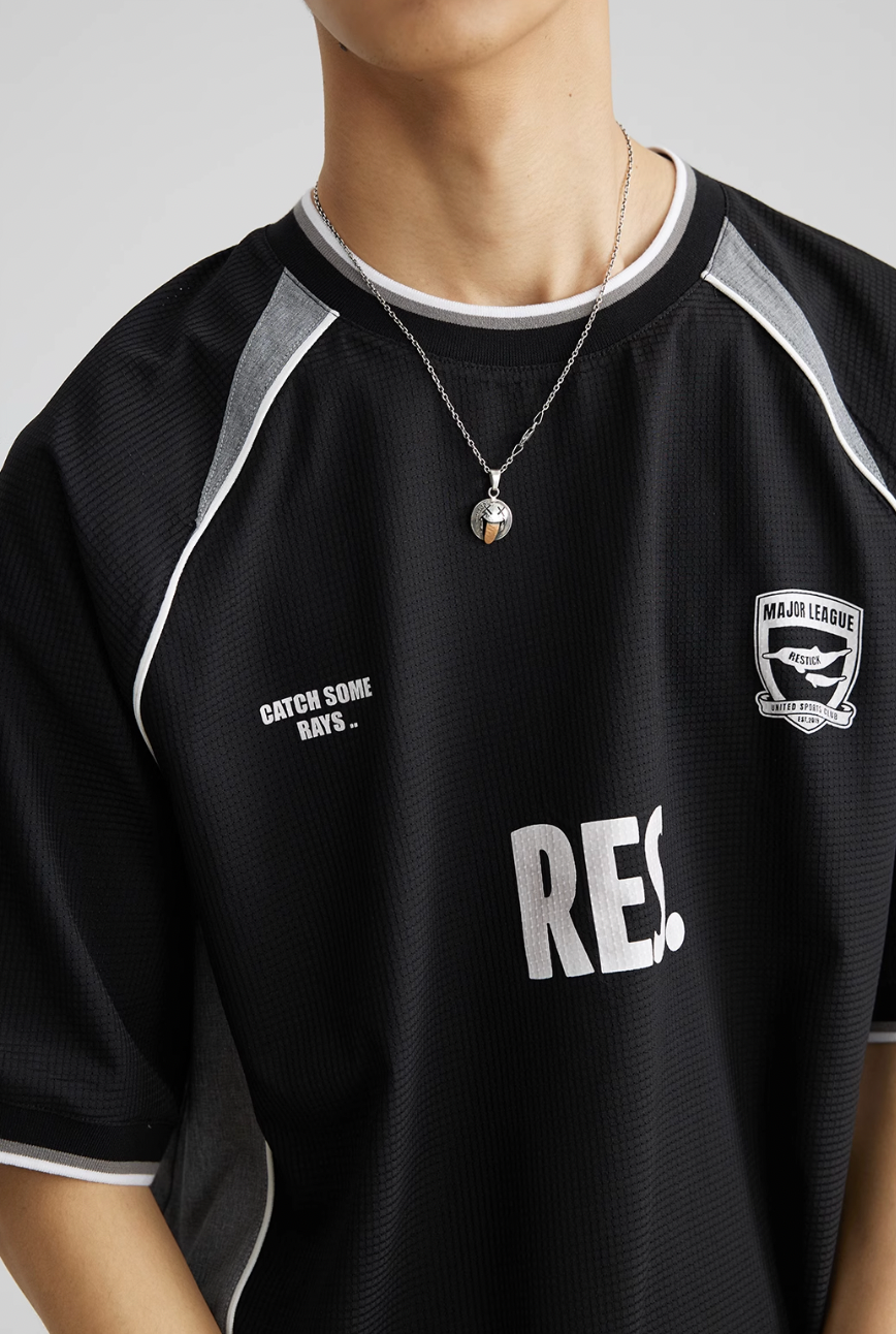 RESTICK Silk Mesh Retro Soccer Jersey | Face 3 Face