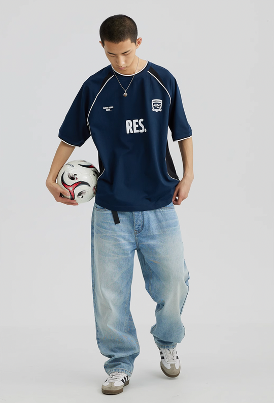 RESTICK Silk Mesh Retro Soccer Jersey | Face 3 Face