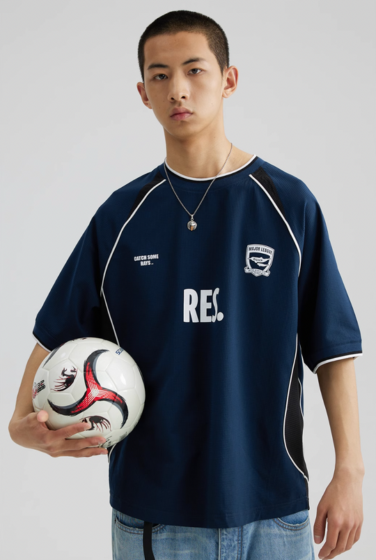 RESTICK Silk Mesh Retro Soccer Jersey | Face 3 Face