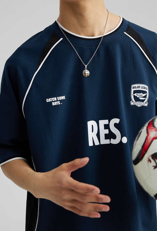 RESTICK Silk Mesh Retro Soccer Jersey | Face 3 Face