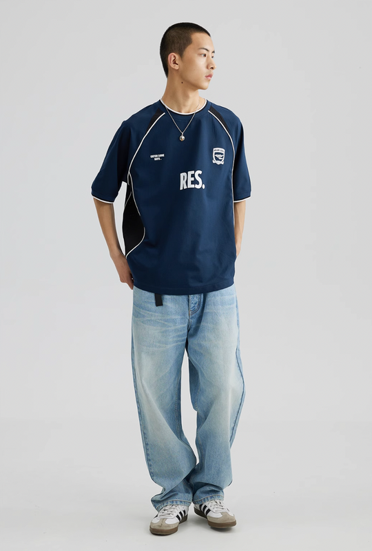 RESTICK Silk Mesh Retro Soccer Jersey | Face 3 Face