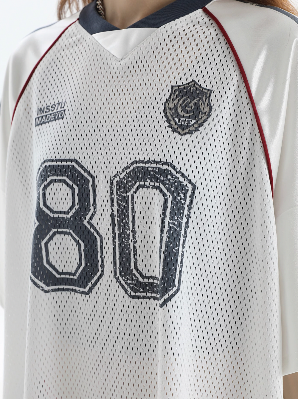 INSstudios Mesh Stripe Star Graffiti Emblem Logo Soccer Jersey | Face 3 Face