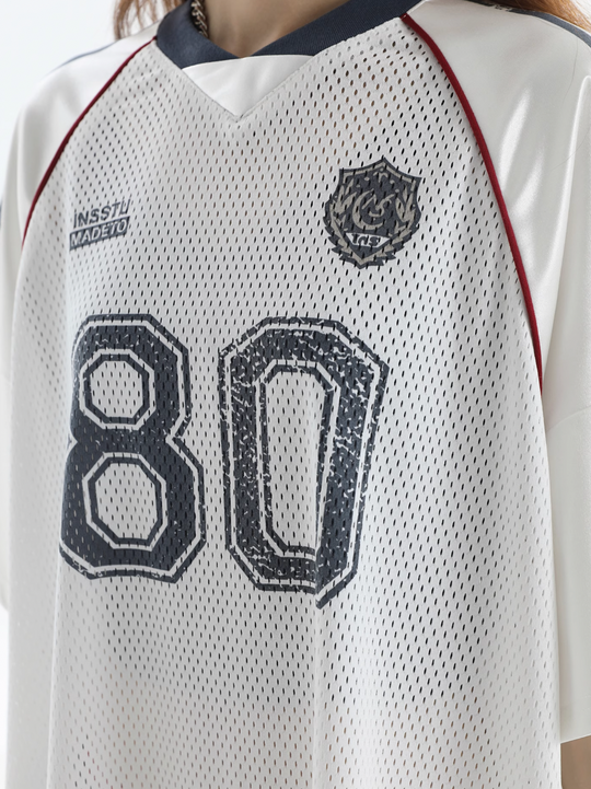 INSstudios Mesh Stripe Star Graffiti Emblem Logo Soccer Jersey | Face 3 Face