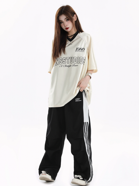 INSstudios Lace Letters Logo Soccer Jersey | Face 3 Face