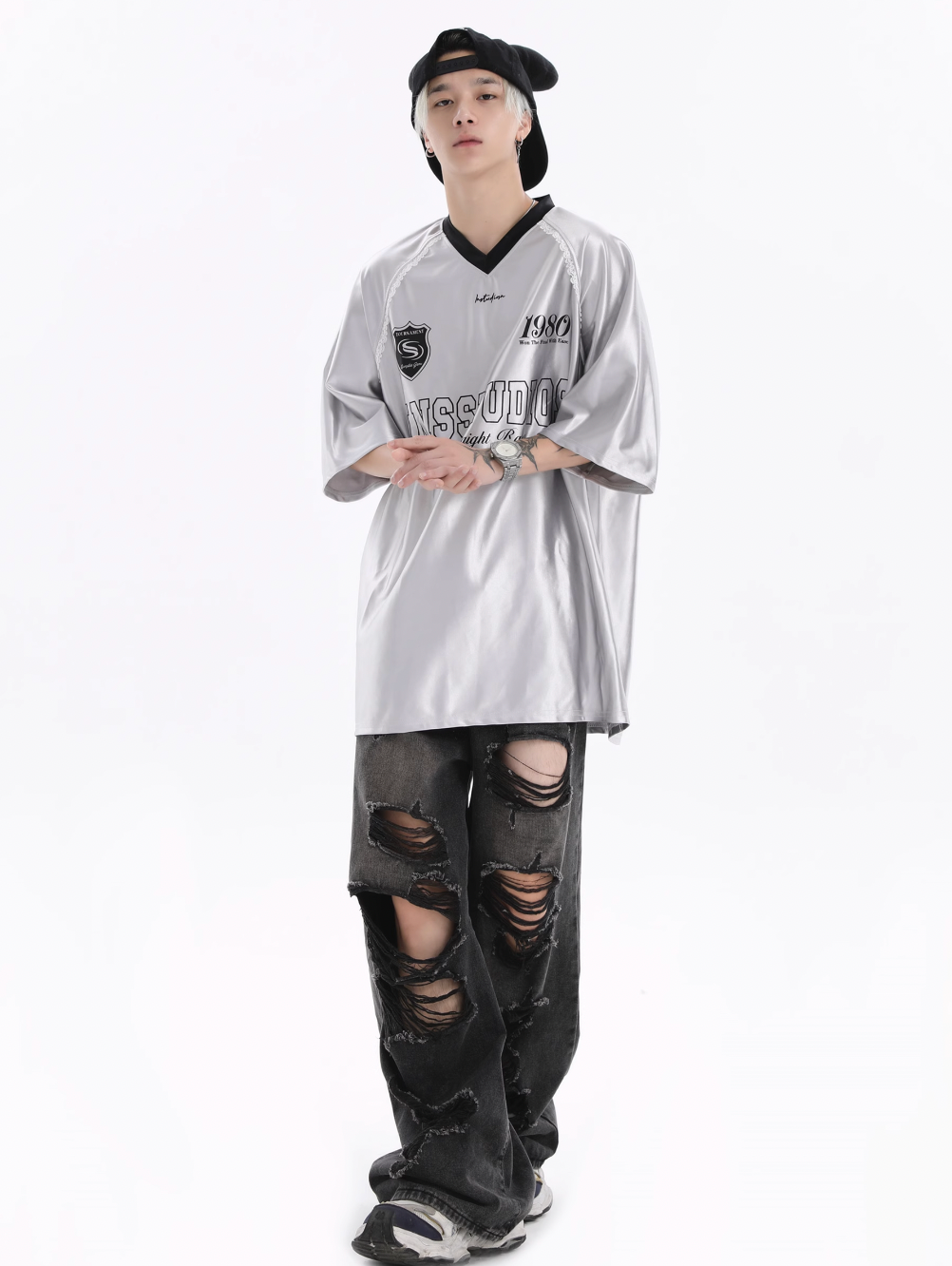 INSstudios Lace Letters Logo Soccer Jersey | Face 3 Face