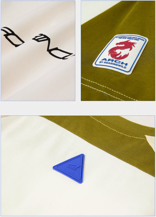 ARCH BY ROARINGWILD Roaring Beast Geometric Patchwork Soccer Jersey | Face 3 Face