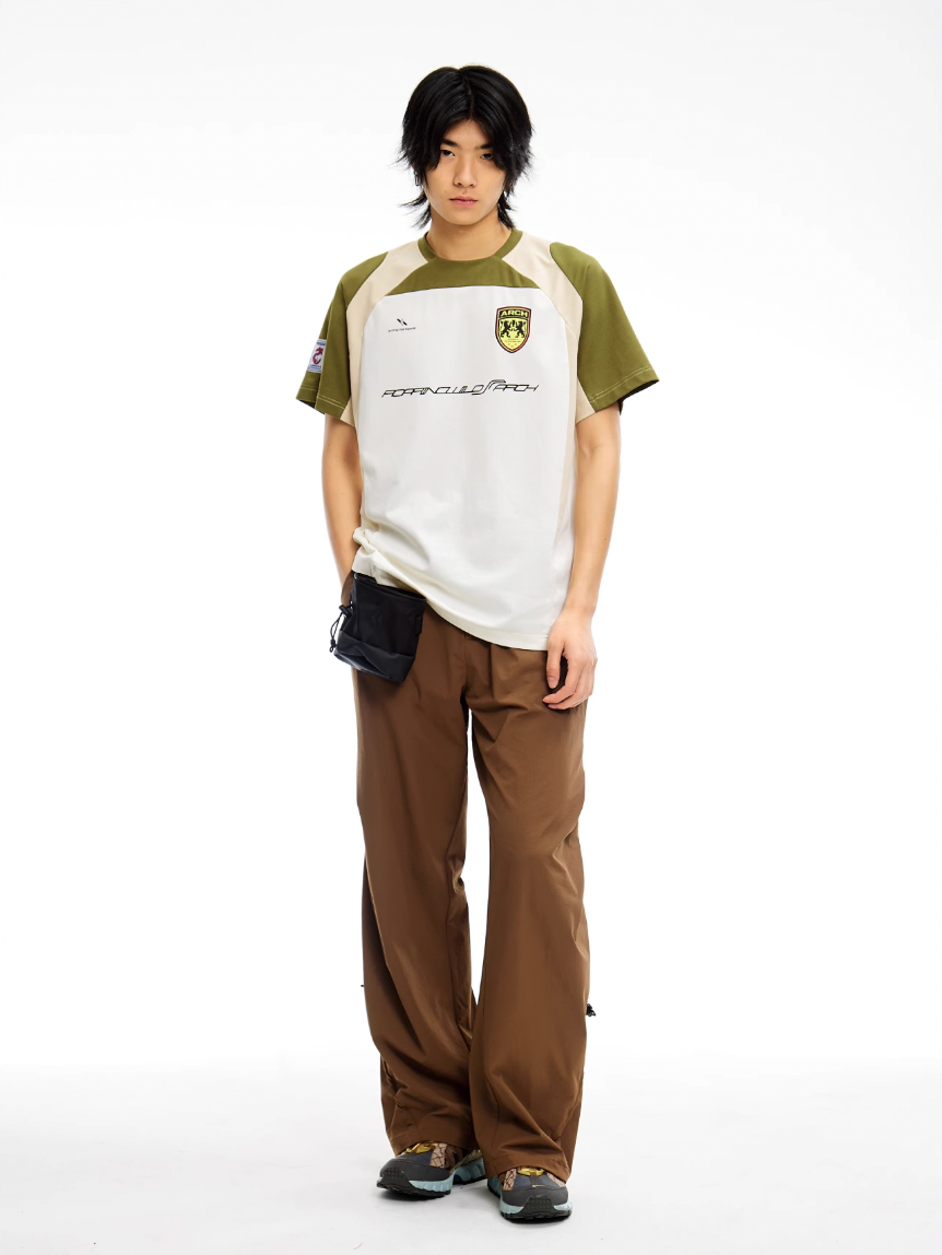 ARCH BY ROARINGWILD Roaring Beast Geometric Patchwork Soccer Jersey | Face 3 Face