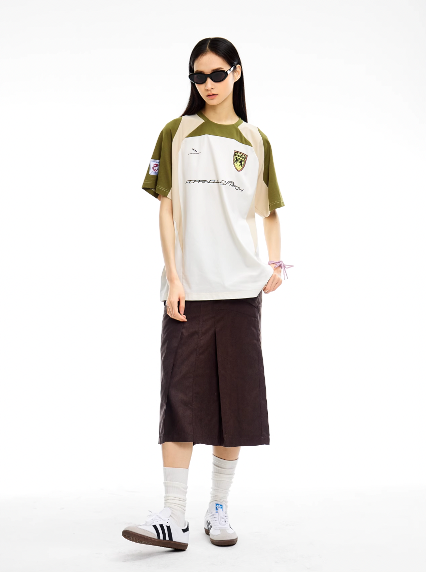 ARCH BY ROARINGWILD Roaring Beast Geometric Patchwork Soccer Jersey | Face 3 Face