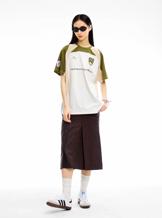 ARCH BY ROARINGWILD Roaring Beast Geometric Patchwork Soccer Jersey | Face 3 Face