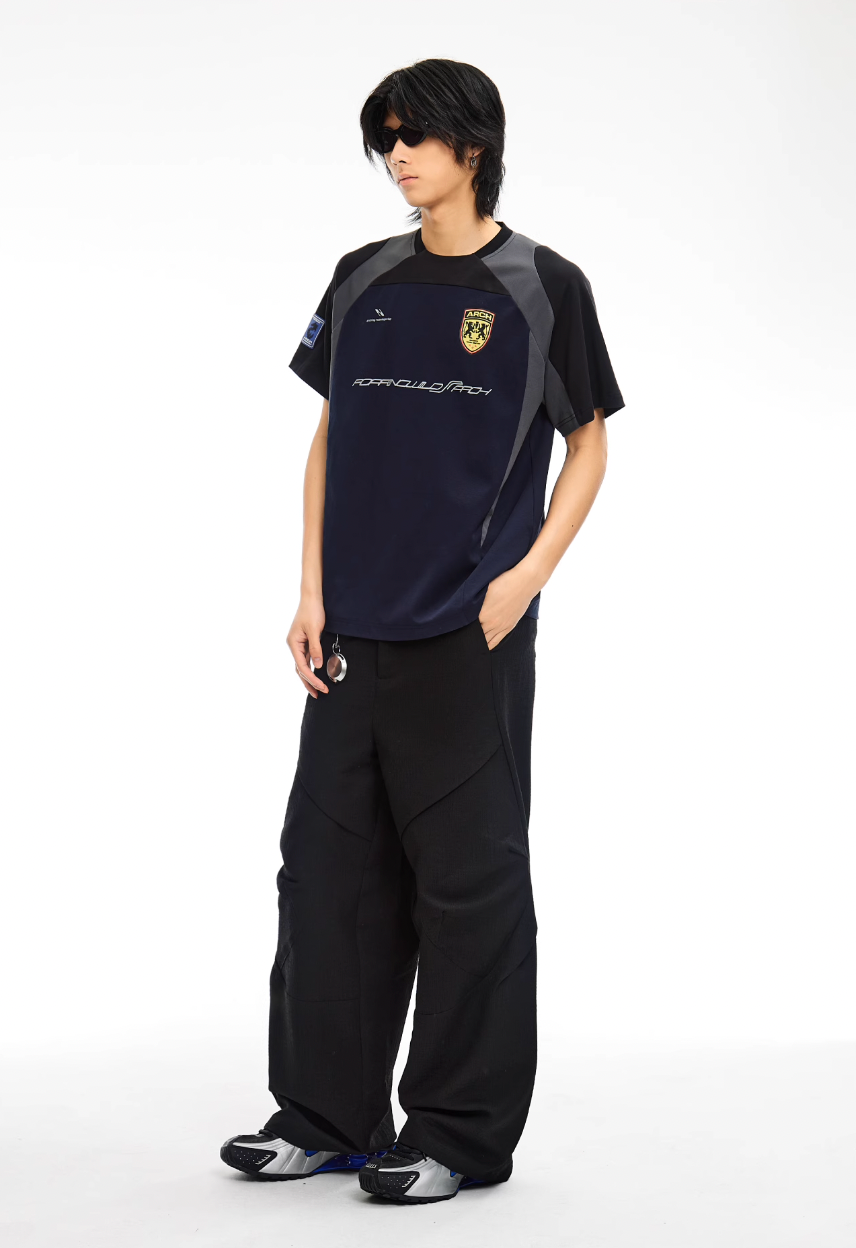 ARCH BY ROARINGWILD Roaring Beast Geometric Patchwork Soccer Jersey | Face 3 Face