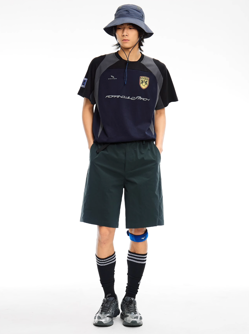 ARCH BY ROARINGWILD Roaring Beast Geometric Patchwork Soccer Jersey | Face 3 Face