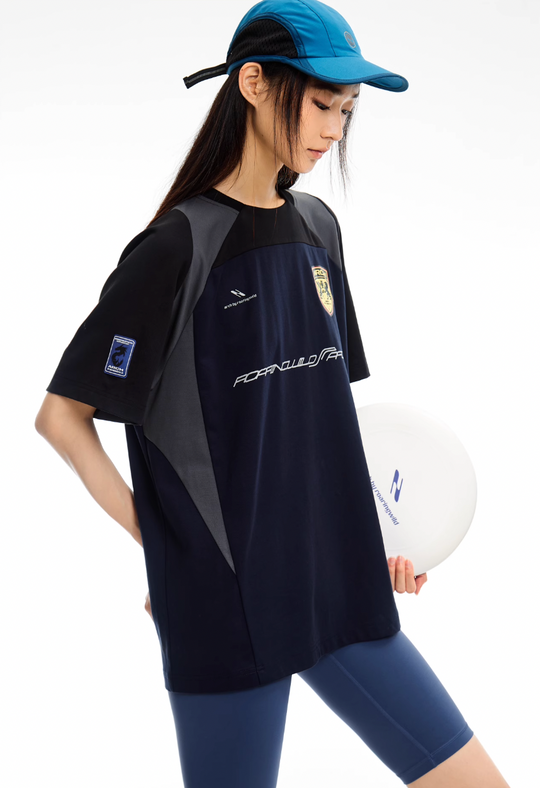 ARCH BY ROARINGWILD Roaring Beast Geometric Patchwork Soccer Jersey | Face 3 Face